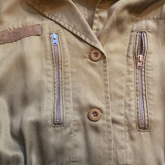 NWT French Connection olive green light jacket - Picture 6 of 7